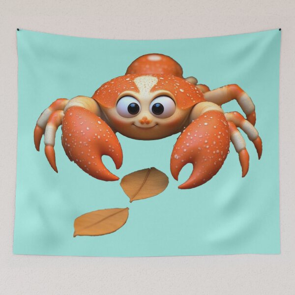 Item preview, Cute Baby Crab Kids Beach T-Shirt designed and sold by Static-Fractal.