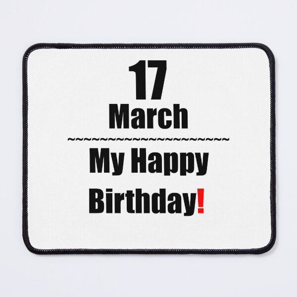 Item preview, 17 March Birthday designed and sold by ariksworld.