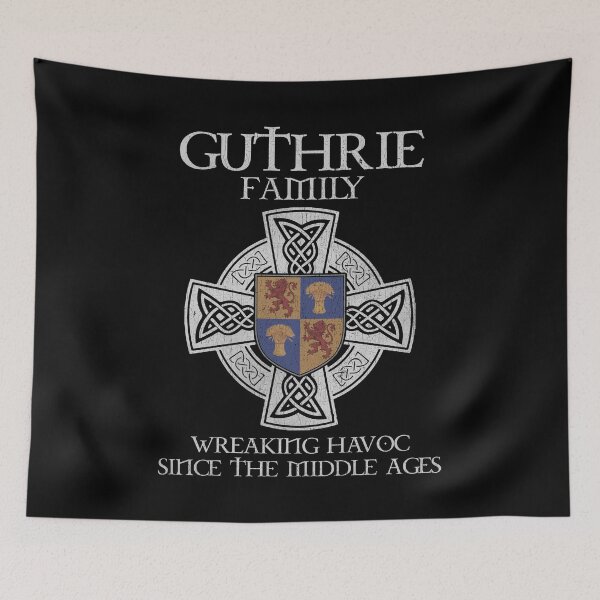 Item preview, Guthrie Family Crest – Medieval Heritage Emblem for Ancestry Lovers & Vintage Style Fans designed and sold by 9X FR.
