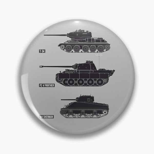 Item preview, Three famous WW2 tanks of the USSR, Germany and the USA (black) designed and sold by FAawRay.