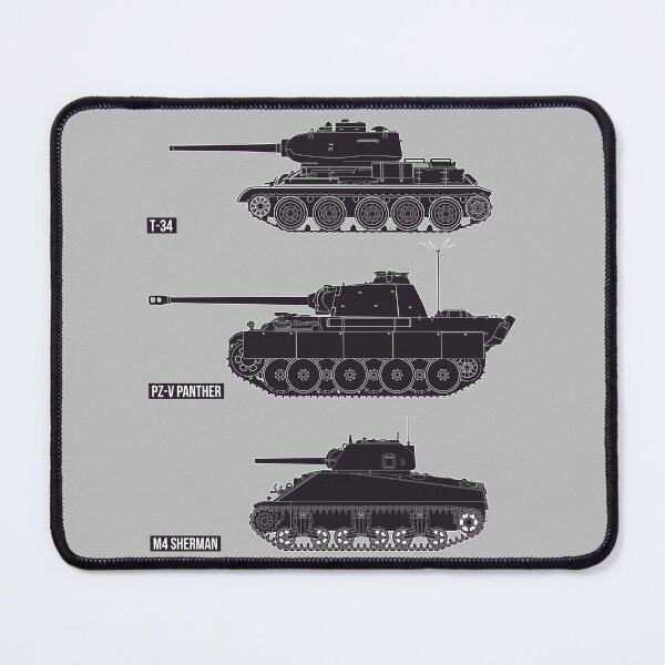 Item preview, Three famous WW2 tanks of the USSR, Germany and the USA (black) designed and sold by FAawRay.