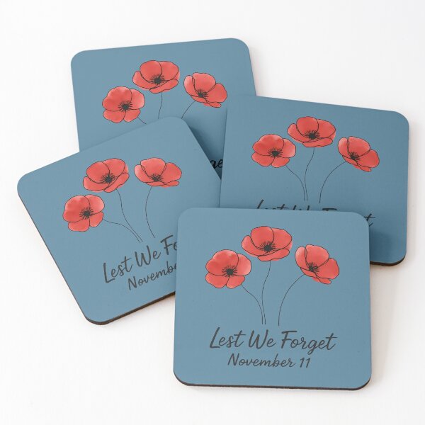 Item preview, Lest We Forget Remembrance Day Poppies  designed and sold by HowToCanadian.