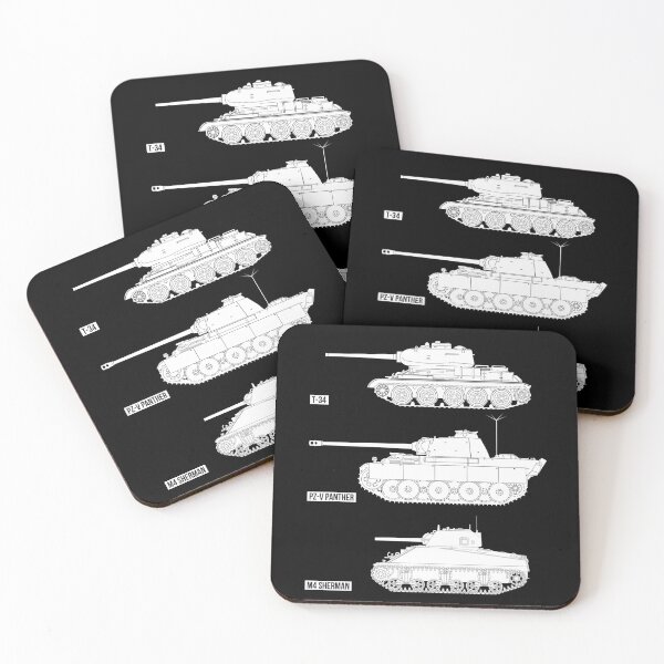 Item preview, Three famous WW2 tanks of the USSR, Germany and the USA (white) designed and sold by FAawRay.