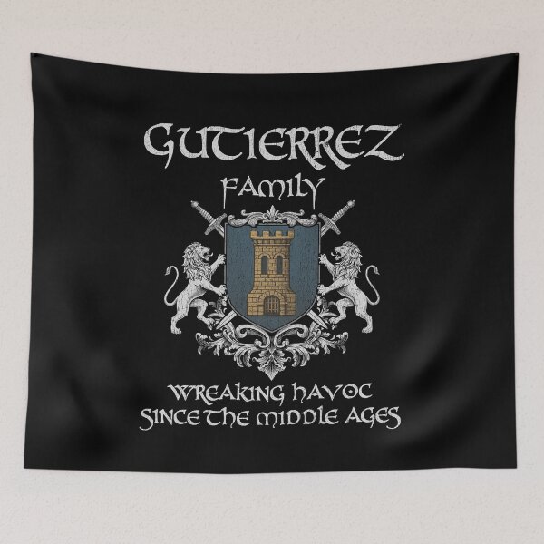 Item preview, Gutierrez Family Crest – Medieval Heritage Emblem for Ancestry Lovers & Vintage Style Fans designed and sold by 9X FR.