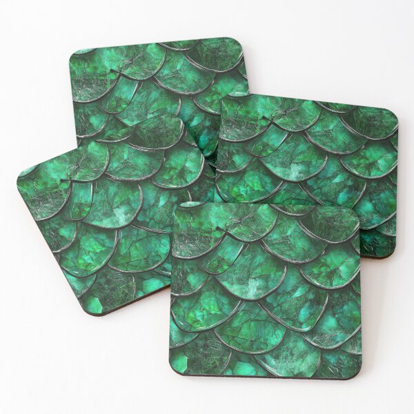 Item preview, Serene Jade Scale Pattern designed and sold by ChayanJaiya.