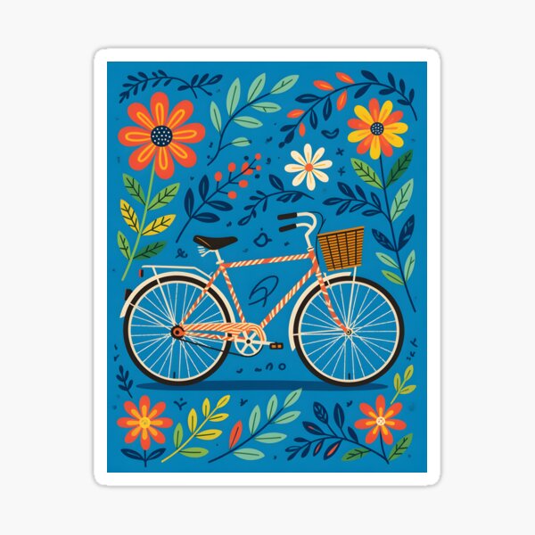 Item preview, Bike and blossoms designed and sold by ponted.