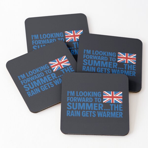 Item preview, UK Summer Weather Rain Gets Warmer  designed and sold by HowToCanadian.