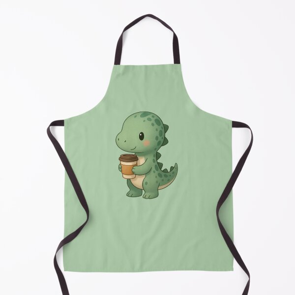 Item preview, Cute Dinosaur Coffee Lover Watercolour  designed and sold by Passion-Fruits.