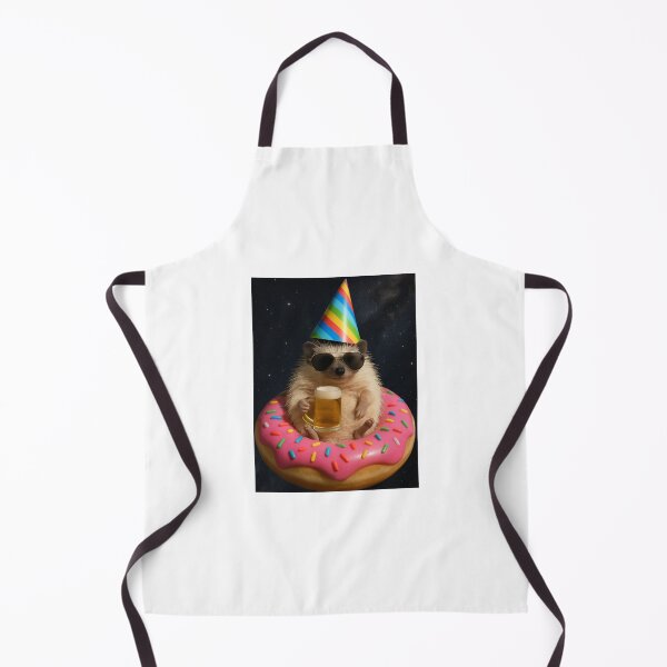 Item preview, Hedgehog in Galaxy beer donut happy birthday kawaii gift christmas designed and sold by CheeseBlueprint.