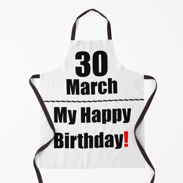 Aperçu de l'œuvre Anniversaire du 30 mars créée et vendue par ariksworld.