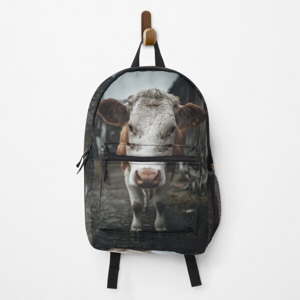 Item preview, A white cow with brown spots designed and sold by oilidesing.