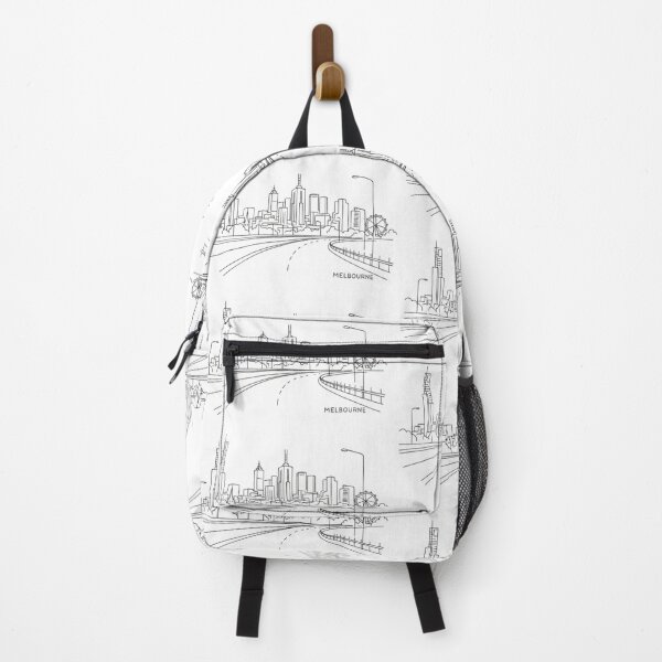 Item preview, Melbourne in Lines: A Minimalist Skyline Tribute designed and sold by thesmilngnature.