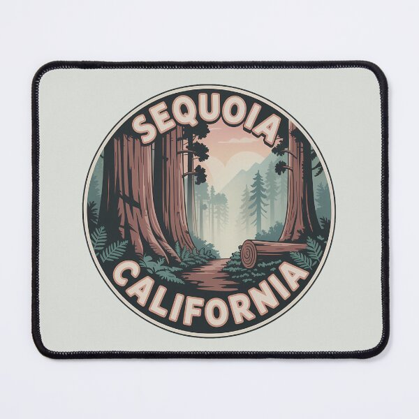 Item preview, Retro Sequoia National Park California Sticker designed and sold by Horizon Tales.