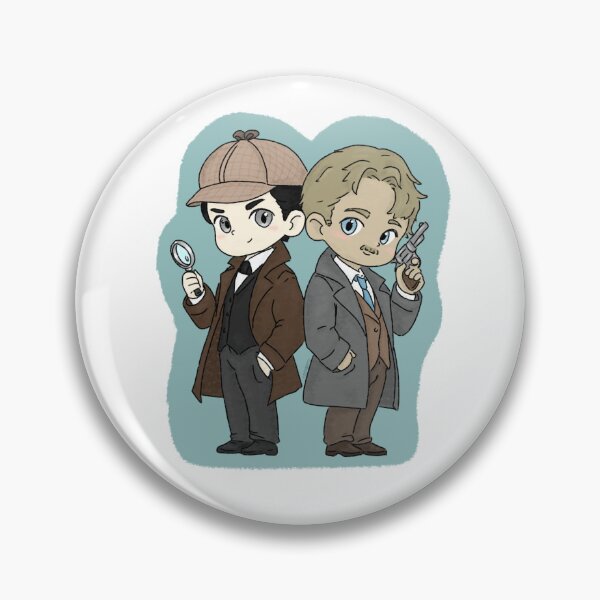 Item preview, Holmes and Watson designed and sold by NessaHero.