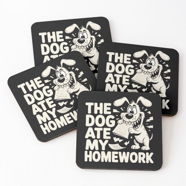 Item preview, The Dog Ate My Homework designed and sold by 89BLACK.