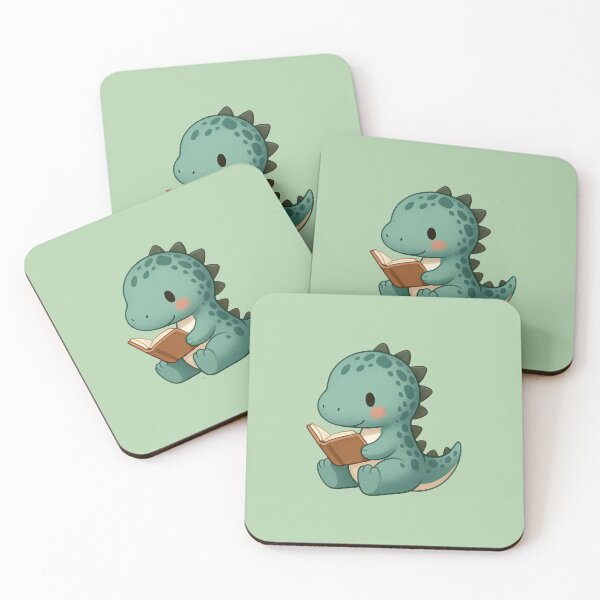 Item preview, Cute Dinosaur Book Lover Watercolour  designed and sold by Passion-Fruits.