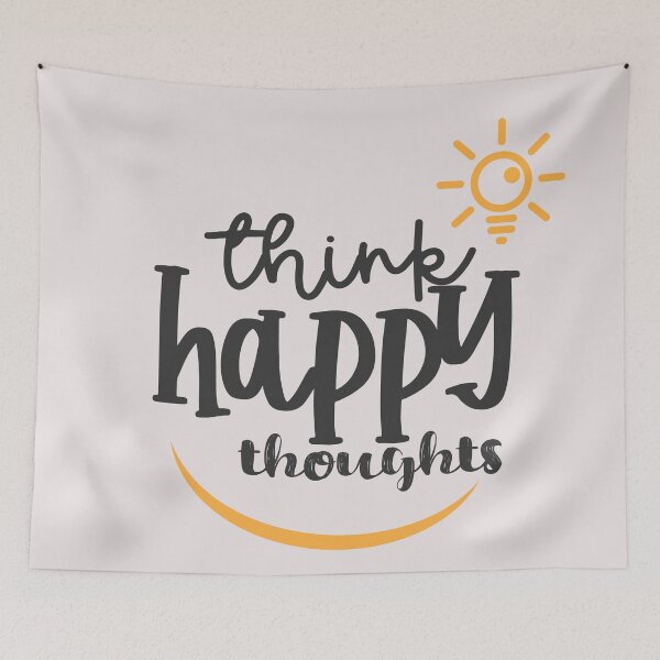 Item preview, Think Happy Thoughts designed and sold by universe-hold ⭐⭐⭐⭐⭐.