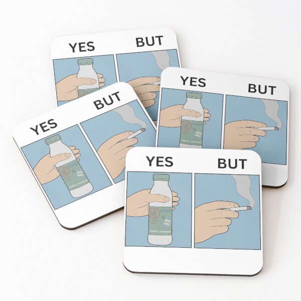 Item preview, Yes But Organic and Gluten Free Diet Version - Thanksgiving, Christmas And Birthday Party Gift Ideas for Classic Memes Lovers and Fans designed and sold by Memeing Everything.