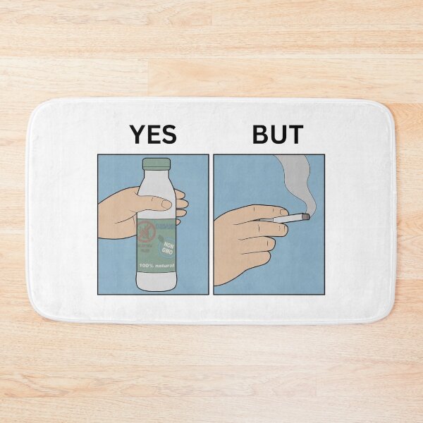 Item preview, Yes But Organic and Gluten Free Diet Version - Thanksgiving, Christmas And Birthday Party Gift Ideas for Classic Memes Lovers and Fans designed and sold by Memeing Everything.