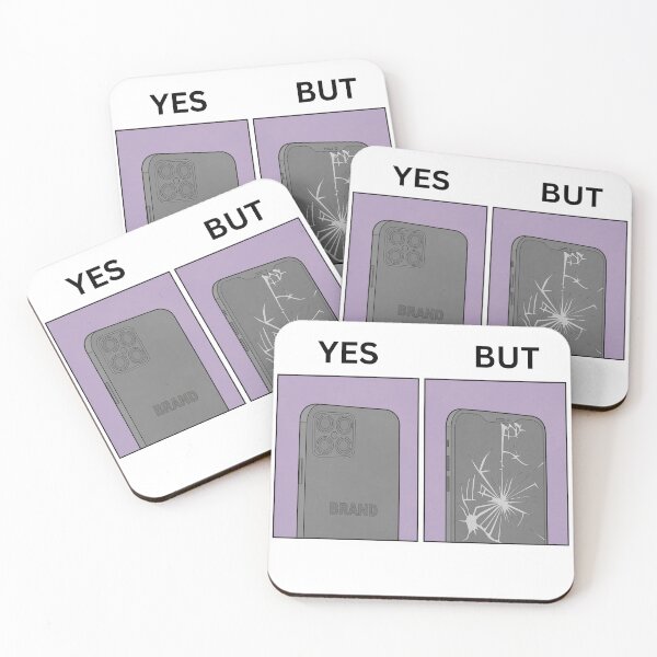 Item preview, Yes But Brand Phones Version - Thanksgiving, Christmas And Birthday Party Gift Ideas for Classic Memes Lovers and Fans designed and sold by Memeing Everything.
