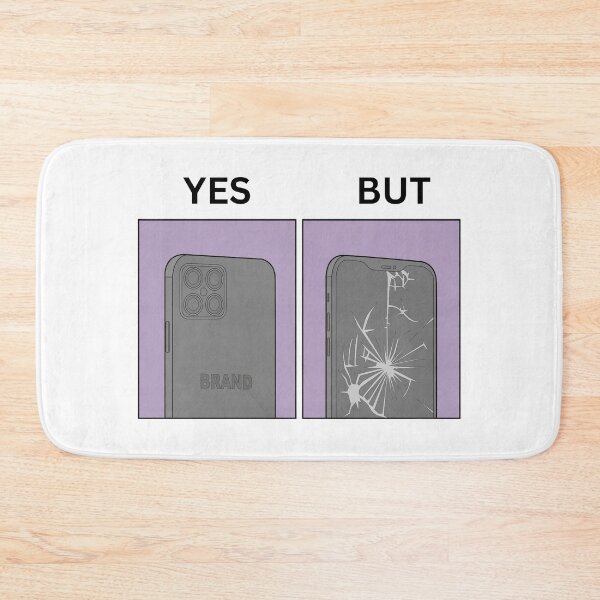 Item preview, Yes But Brand Phones Version - Thanksgiving, Christmas And Birthday Party Gift Ideas for Classic Memes Lovers and Fans designed and sold by Memeing Everything.