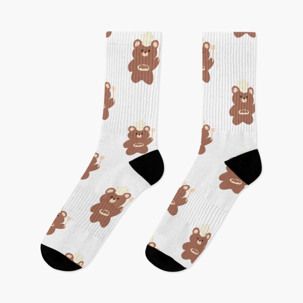 Item preview, Bear cooking cookies designed and sold by Lonelypeach.