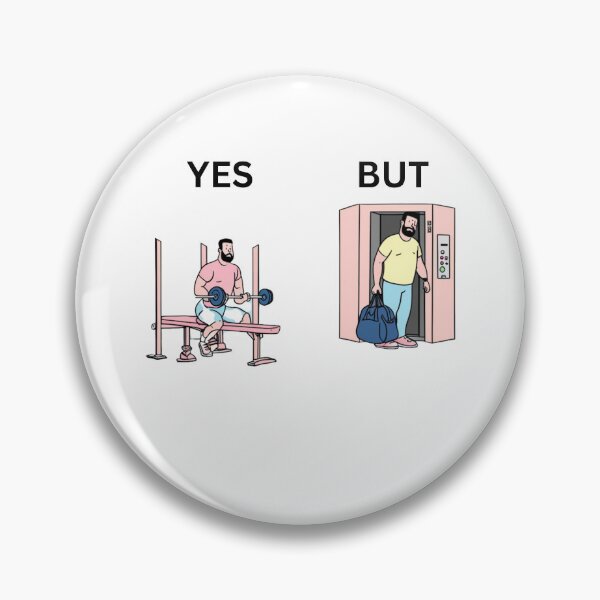 Item preview, Yes But Gym Version - Thanksgiving, Christmas And Birthday Party Gift Ideas for Classic Memes Lovers and Fans designed and sold by Memeing Everything.