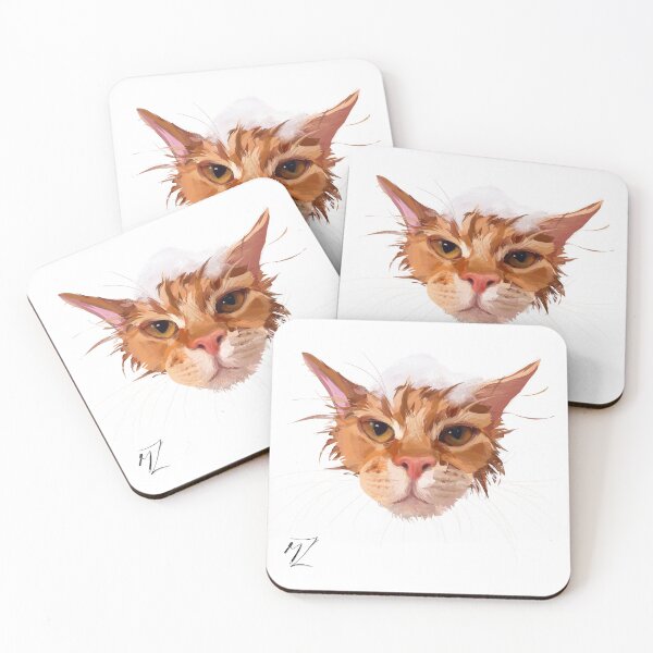 Item preview, Cat in the bath. designed and sold by mzbrozek.