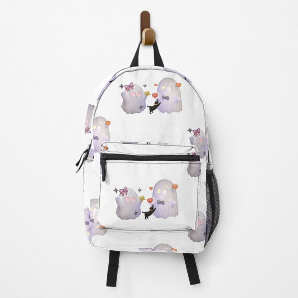 Item preview, Cute Ghost Couple with Black Cat designed and sold by mayadesignshop.