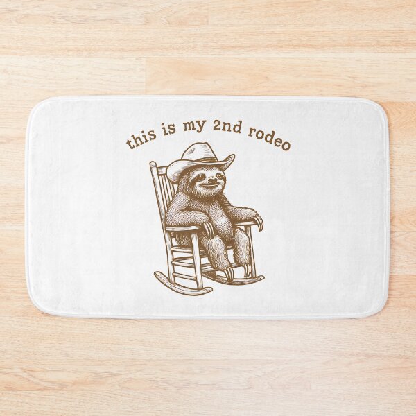 Item preview, This Is My 2nd Rodeo Sloth Cowboy designed and sold by k3rstman1.