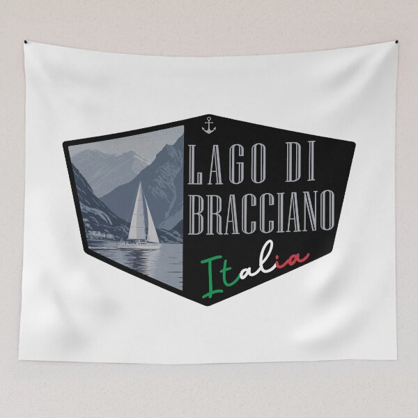 Item preview, Lago di Bracciano, Lake Bracciano, Italian lake designed and sold by Wanderful-roads.