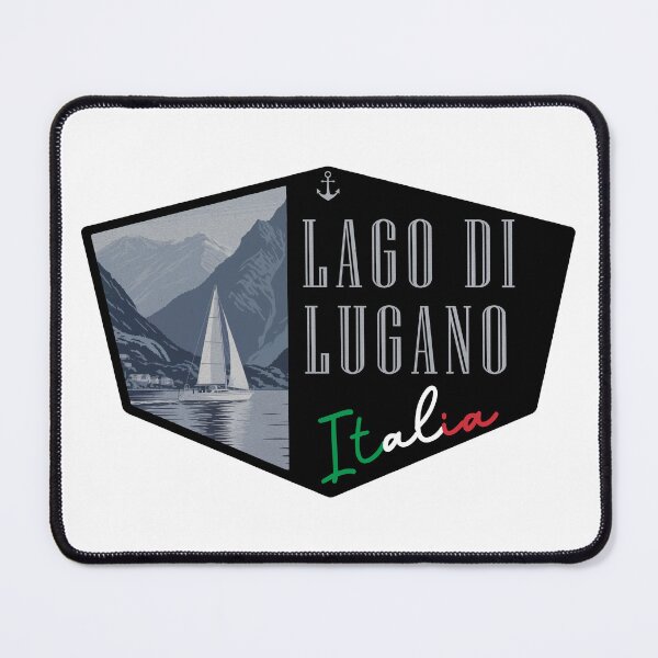 Item preview, Lago di Lugano, Lake Lugano, Italian lake designed and sold by Wanderful-roads.