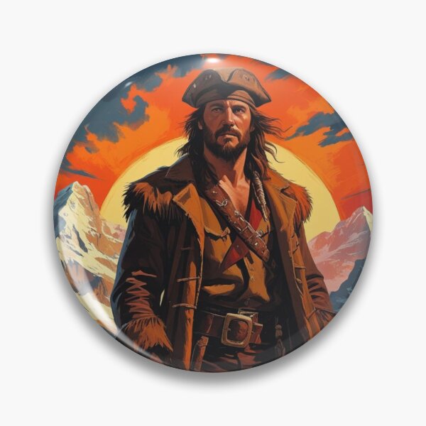 Item preview, Davy Crockett – Epic Wild Frontier Sunset Art designed and sold by jelonkaa.