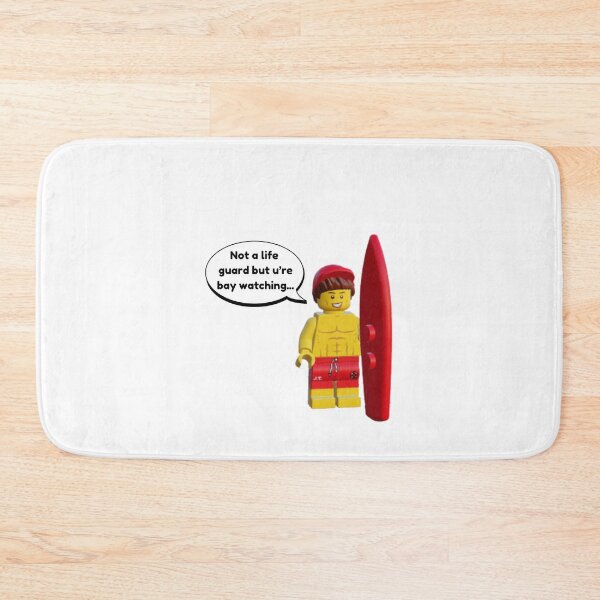 Item preview, Funny Lifeguard Lego Man - Funny Frat Quotes designed and sold by Bella-Bear.