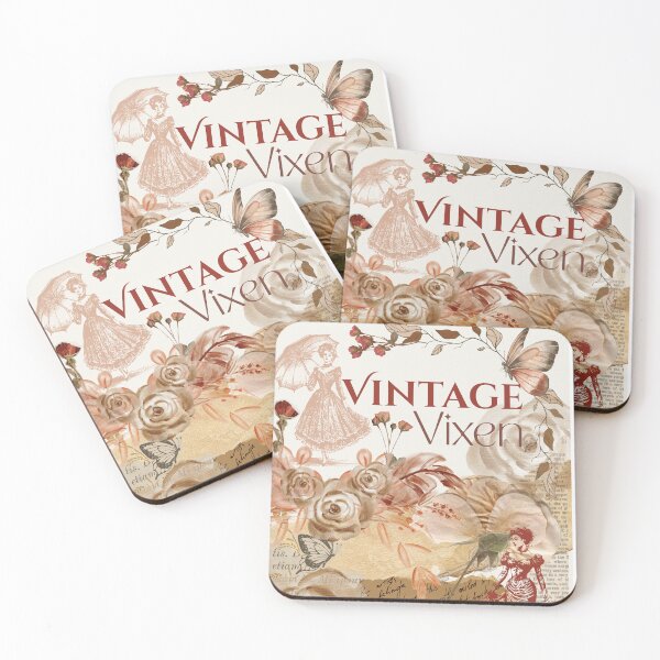 Artikelvorschau, Vintage Vixen Vintage Kunstwerk entworfen und verkauft von The Courtesan Boutique.