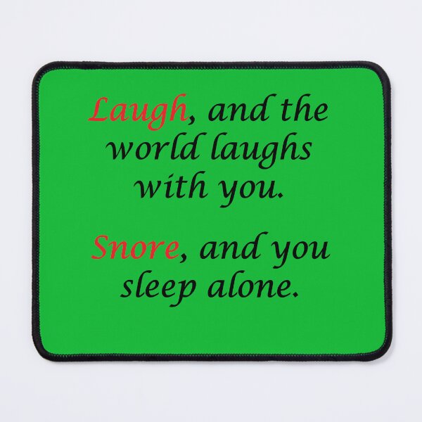 Item preview, Art by Mike Laughing and snoring together and lonely funny saying for girlfriend and boyfriend designed and sold by allartbymike.