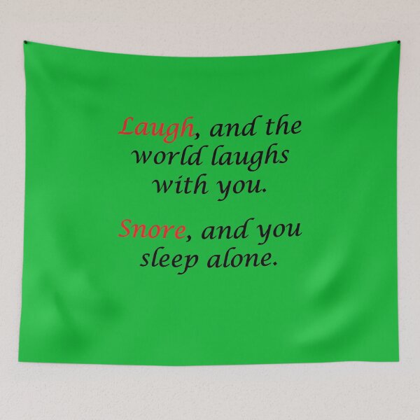 Item preview, Art by Mike Laughing and snoring together and lonely funny saying for girlfriend and boyfriend designed and sold by allartbymike.