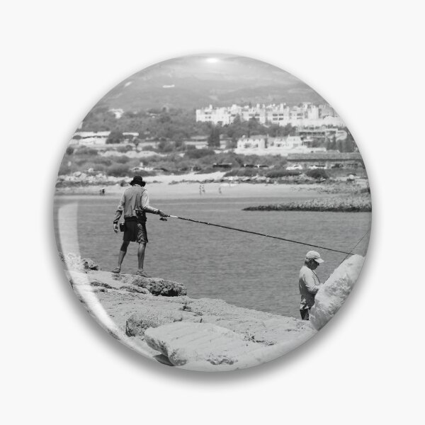 Item preview, Fishing Tavira Black And White designed and sold by eddiebarronshop.