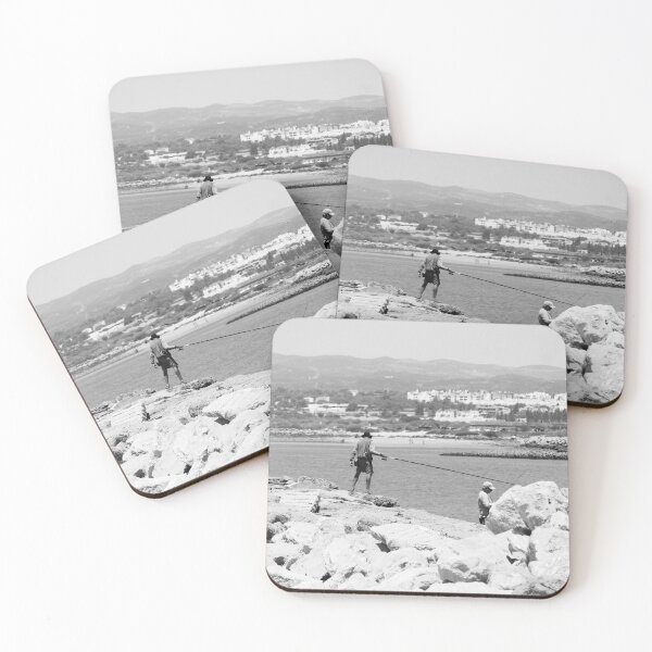 Item preview, Fishing Tavira Black And White designed and sold by eddiebarronshop.