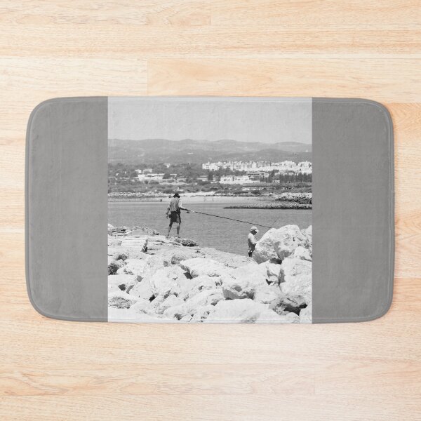 Item preview, Fishing Tavira Black And White designed and sold by eddiebarronshop.
