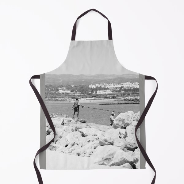 Item preview, Fishing Tavira Black And White designed and sold by eddiebarronshop.