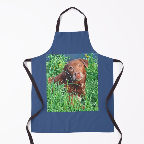 Item preview, Brown dog in grass designed and sold by Pinkgnomie.