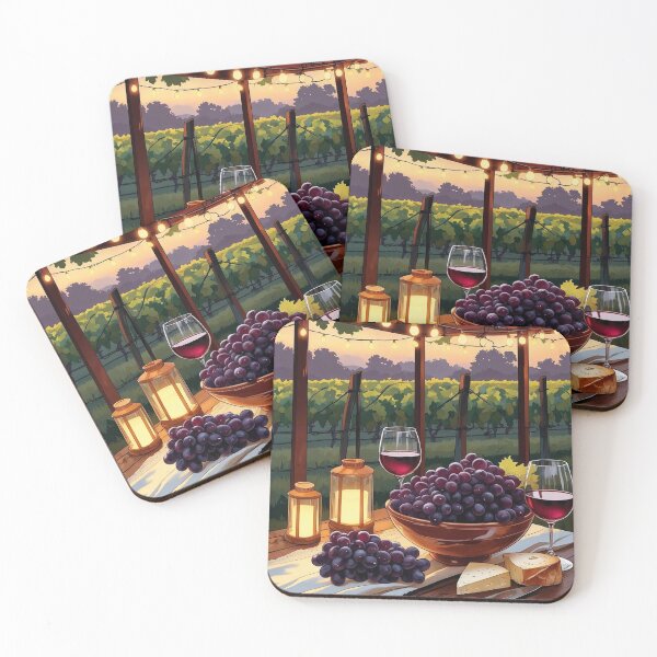 Item preview, Twilight Among the Vines – Vineyard Supper Glow designed and sold by Deezyned.