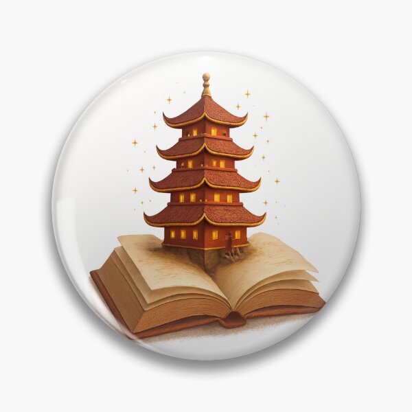 Item preview, Pagoda Pages of Reading, PA – Berks County Story & Pretzel Pride designed and sold by Globalcitytees.