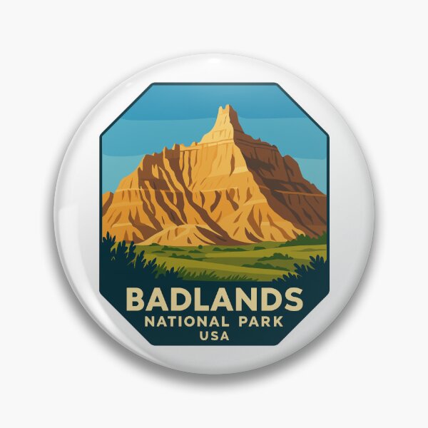 Item preview, Badlands National Park South Dakota Sticker designed and sold by Ismeal Von.
