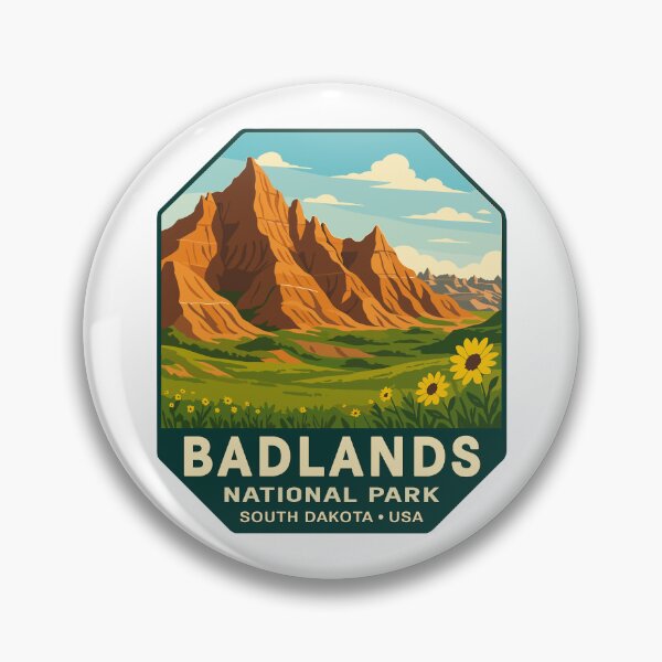 Item preview, Badlands National Park South Dakota Sticker designed and sold by Ismeal Von.