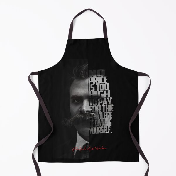Item preview, Friedrich Nietzsche Portrait – Monochrome Minimalist Philosopher Art designed and sold by Enea Kelo.