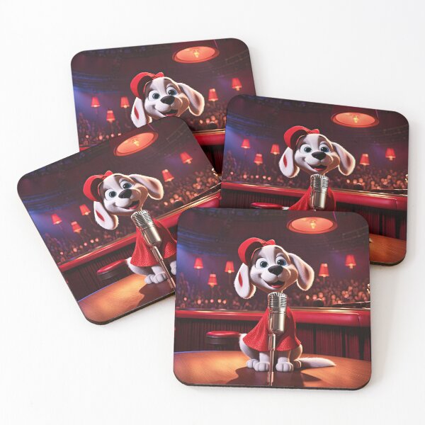 Item preview, Female Puppy, singing in a dimly lit Jazz club designed and sold by Colin Bentham.