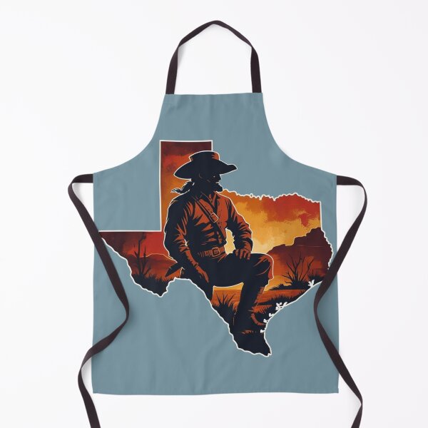 Item preview, Davy Crockett Texas Cowboy – Wild West Sunset Silhouette Art designed and sold by jelonkaa.