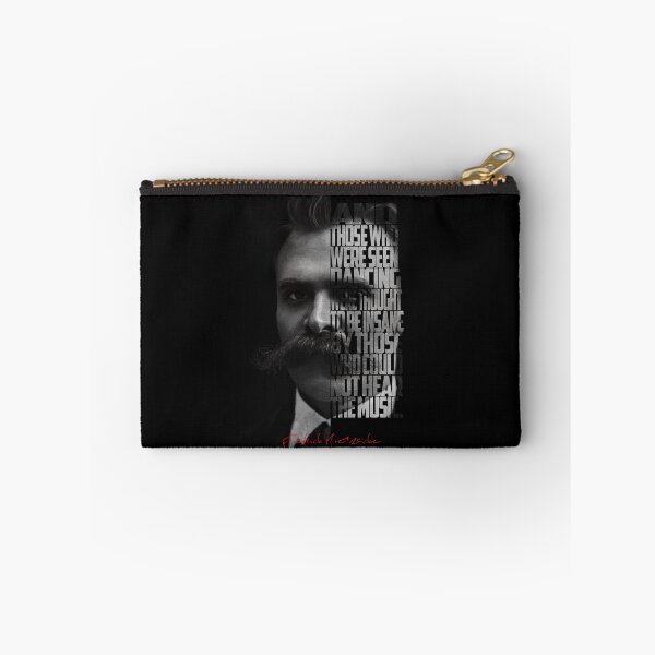 Item preview, Friedrich Nietzsche Portrait – Monochrome Minimalist Philosopher Art designed and sold by Enea Kelo.